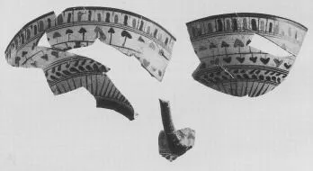 CUP, KASSEL, FRAGMENTS (ATHENIAN, BLACK-FIGURE)