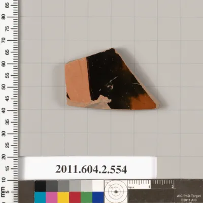 Terracotta fragment of a column-krater (bowl for mixing wine and water)