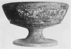 CHALICE (ETRUSCAN, BUCCHERO)