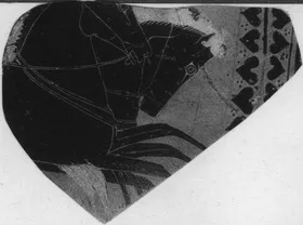 HYDRIA, FRAGMENT (ATHENIAN, BLACK-FIGURE)