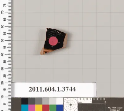 Terracotta fragment of a kylix (drinking cup)