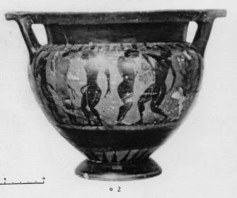 KRATER, COLUMN (ATHENIAN, BLACK-FIGURE)