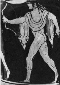 FIGURE VASE, OINOCHOE (ATHENIAN, RED-FIGURE)