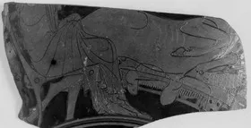 CUP, FRAGMENT (ATHENIAN, RED-FIGURE)