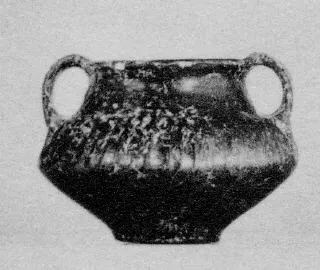 AMPHORA, BELLY (ETRUSCAN, BUCCHERO)