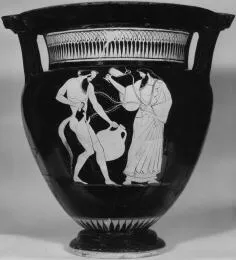KRATER, COLUMN (ATHENIAN, RED-FIGURE)