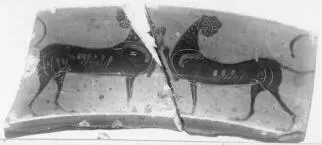 CUP, LITTLE MASTER LIP, FRAGMENT (ATHENIAN, BLACK-FIGURE)