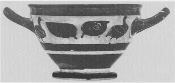 SKYPHOS (ATHENIAN, BLACK-FIGURE)