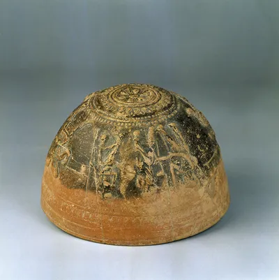 Sog. Homerischer Becher: Kampf um Troja (Megarischer Reliefbecher)