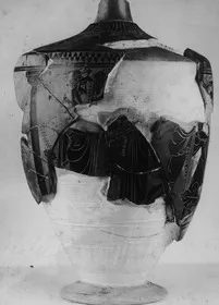 LEKYTHOS, FRAGMENTS (ATHENIAN, BLACK-FIGURE)