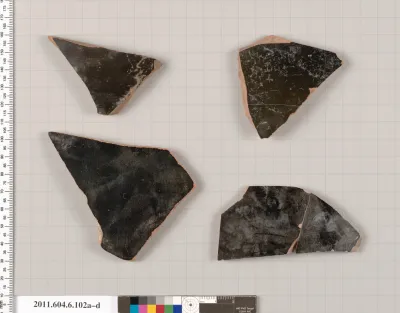 Terracotta fragments of closed shapes