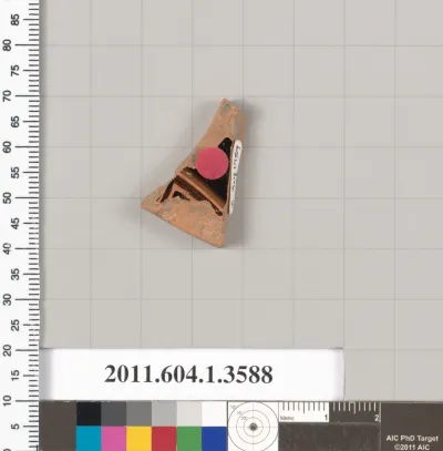 Terracotta fragment of a kylix (drinking cup)