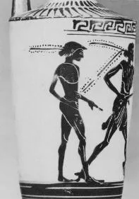LEKYTHOS (ATHENIAN, BLACK-FIGURE)