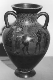 AMPHORA, PANATHENAIC SHAPE (ATHENIAN, BLACK-FIGURE)