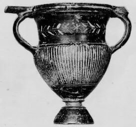 KRATER (SOUTH ITALIAN, CAMPANIAN, BLACK GLAZE)