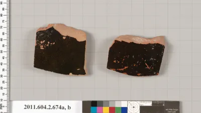 Terracotta fragments of column-kraters (bowls for mixing wine and water)
