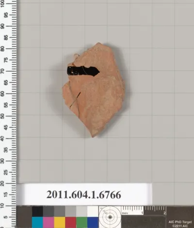 Terracotta fragment of a kylix (drinking cup)