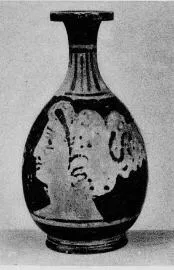 BOTTLE (SOUTH ITALIAN, CAMPANIAN, RED-FIGURE)