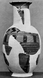 AMPHORA, NECK, FRAGMENTS (PROTOATTIC)