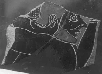 AMPHORA, PANATHENAIC PRIZE, FRAGMENT (ATHENIAN, BLACK-FIGURE)