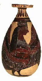 ALABASTRON (CORINTHIAN, BLACK-FIGURE)