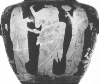 STAMNOS (ATHENIAN, RED-FIGURE)