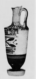 LEKYTHOS, FRAGMENT (ATHENIAN, BLACK-FIGURE)