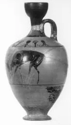 LEKYTHOS (ATHENIAN, BLACK-FIGURE)