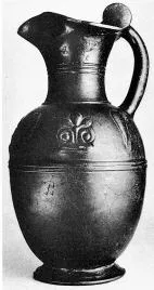 OINOCHOE (ETRUSCAN, BUCCHERO)