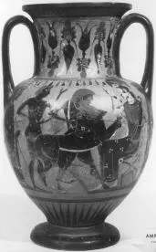 AMPHORA, NECK (SICILIAN, BLACK-FIGURE)