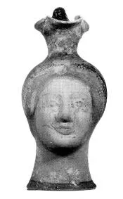 FIGURE VASE, OINOCHOE (ATHENIAN, RED-FIGURE)