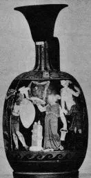 LEKYTHOS, SQUAT (SOUTH ITALIAN, CAMPANIAN, RED-FIGURE)