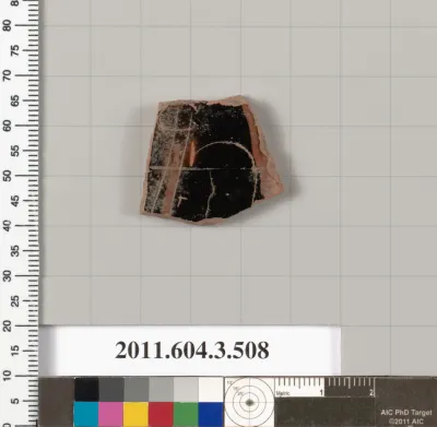 Terracotta fragment of a column-krater (bowl for mixing wine and water)