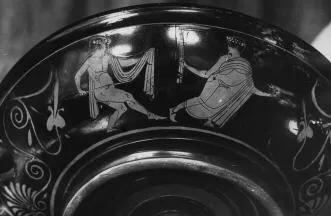 CUP, STEMLESS (ATHENIAN, RED-FIGURE)