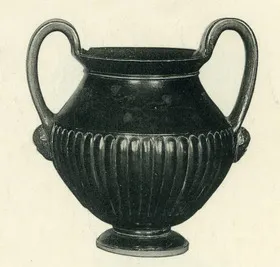 KANTHAROS (SOUTH ITALIAN, APULIAN, BLACK GLAZE)