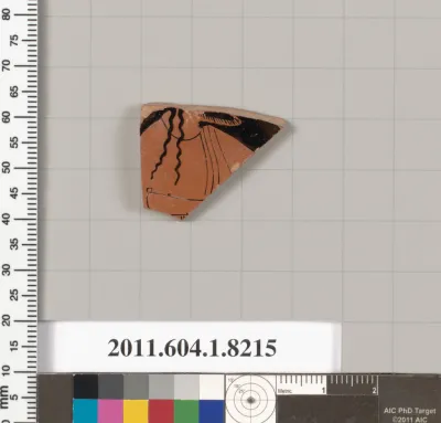 Terracotta fragment of a kylix (drinking cup)