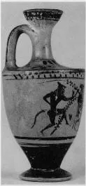 LEKYTHOS (ATHENIAN, BLACK-FIGURE)