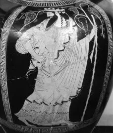 AMPHORA, NECK (ATHENIAN, RED-FIGURE)