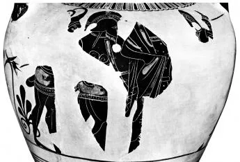 AMPHORA, NECK (ATHENIAN, BLACK-FIGURE)