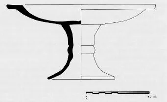 PLATE, STEMMED (PONTIC, BLACK-FIGURE)