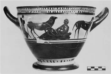 SKYPHOS (ATHENIAN, BLACK-FIGURE)