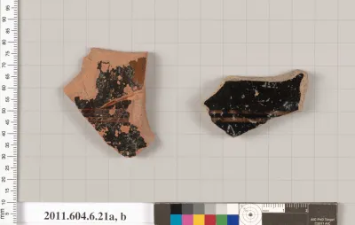 Terracotta fragments of closed shapes