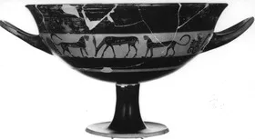 CUP, LITTLE MASTER BAND (ATHENIAN, BLACK-FIGURE)
