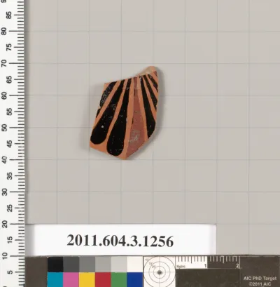 Terracotta fragment of a skyphos (deep drinking cup)