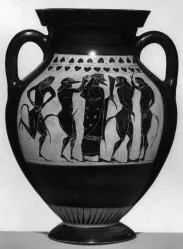 AMPHORA, BELLY, TYPE B (ATHENIAN, BLACK-FIGURE)