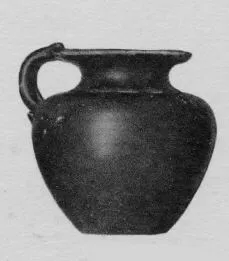 OINOCHOE (ETRUSCAN, BLACK GLAZE)