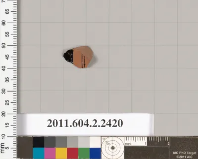 Terracotta fragment of an undetermined shape