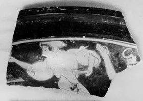 CUP C, FRAGMENT (ATHENIAN, RED-FIGURE)