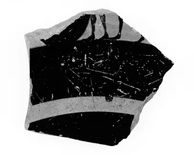 Athenian Black-Figure Band Cup Fragment