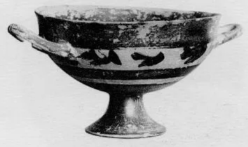 CUP, LITTLE MASTER BAND (ATHENIAN, BLACK-FIGURE)